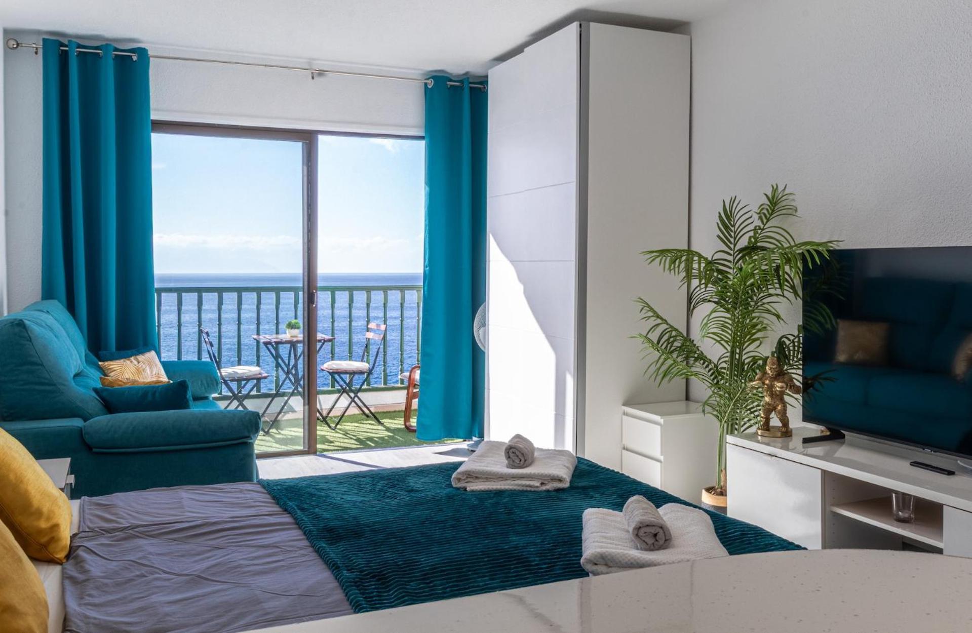 Oceanfront Studio By Dream Homes Tenerife Puerto de Santiago  Dış mekan fotoğraf